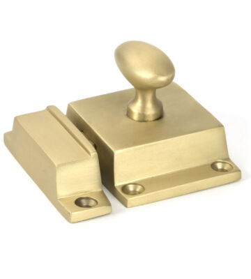 From The Anvil Satin Brass Cabinet Latch