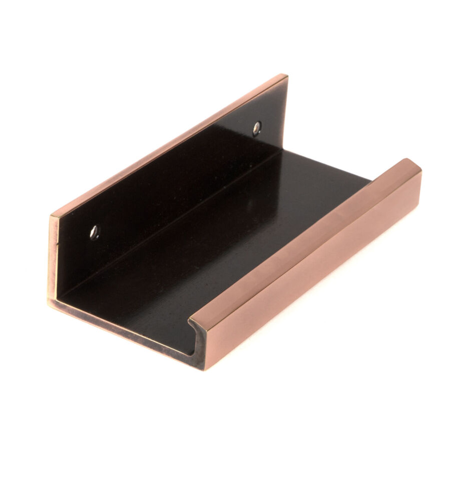 From The Anvil Polished Bronze 100mm Plain Edge Pull - Image 3