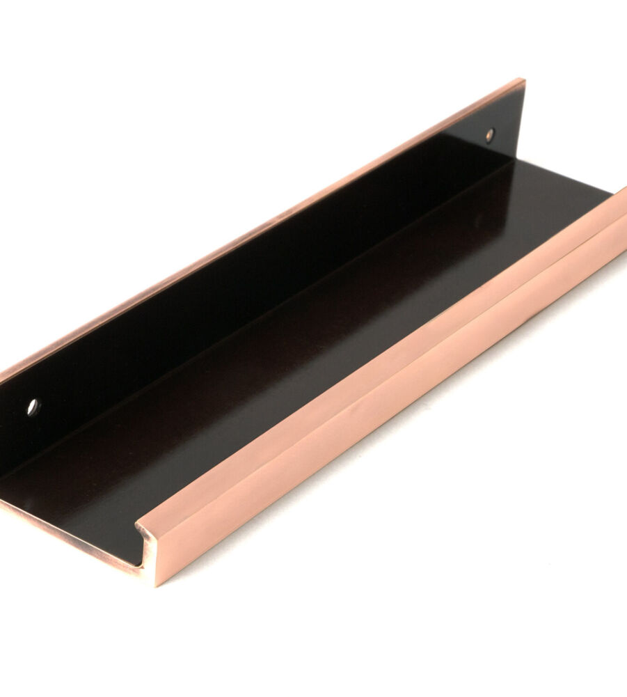 From The Anvil Polished Bronze 200mm Plain Edge Pull - Image 3