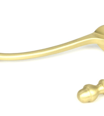 From The Anvil Satin Brass Hat & Coat Hook