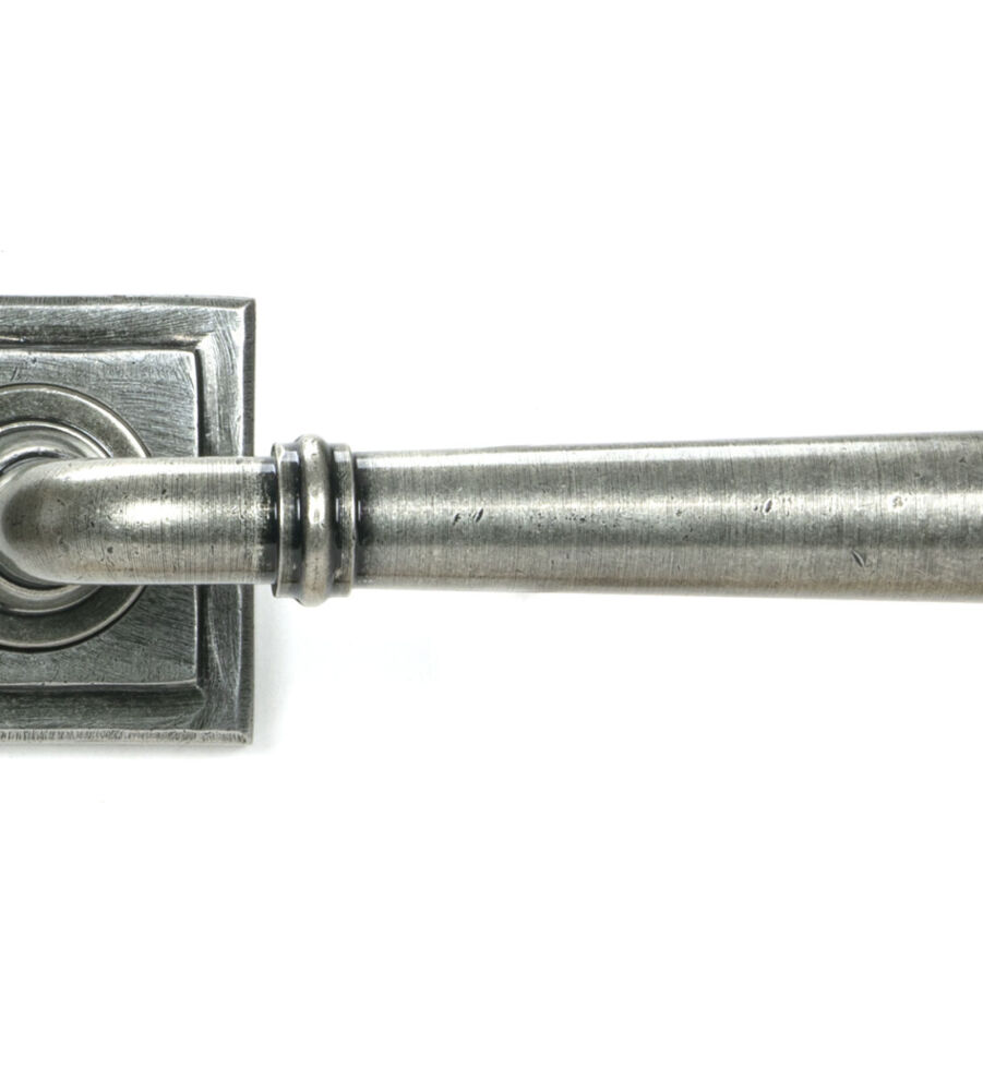 From The Anvil Pewter Newbury Lever on Rose Set (Square) - Unsprung - Image 3