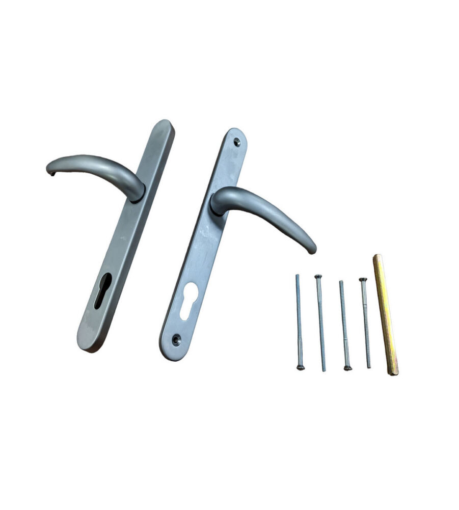 Endurance MK2 Satin Chrome Lever Door Handle 92mm PZ, 211mm Centres