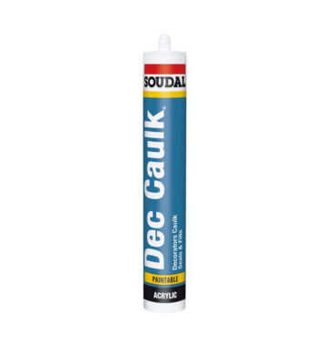 Soudal Decorators Caulk WHITE 300ml