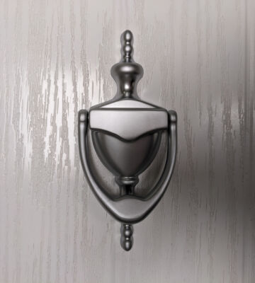 Endurance Urn Door Knocker Satin Silver