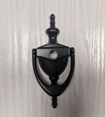 Endurance Urn Door Knocker with Spy Hole Grey 7016
