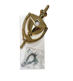Endurance Urn Door Knocker with Spy Hole Prime Gold - Image 2