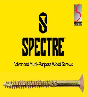 3.0 x 12mm Spectre Advanced YP Multi-purpose Woodscrew – Box 200
