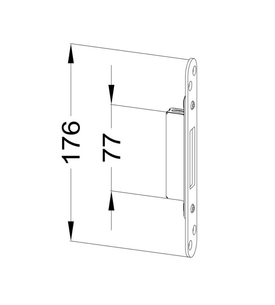 Winkhaus 5019015 F24 Single Pocket Keep - Image 3