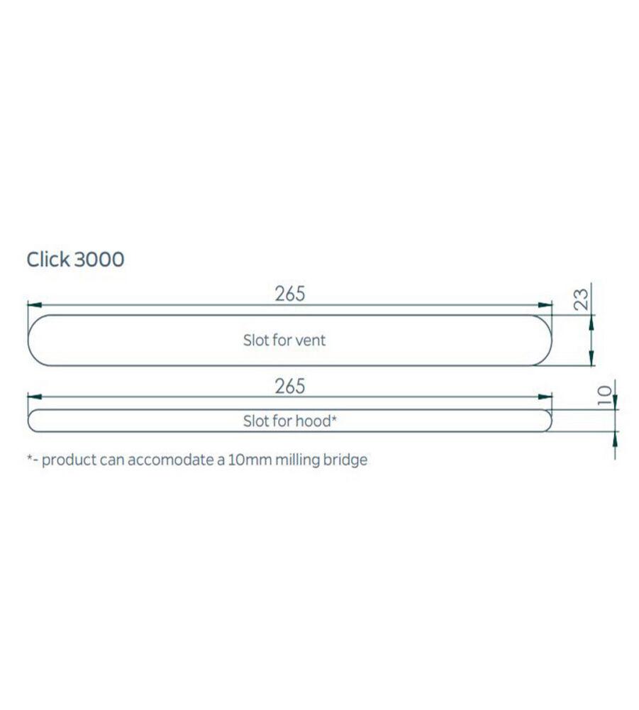 Sealco Click-Vent 3000 White Slotvent - Image 3