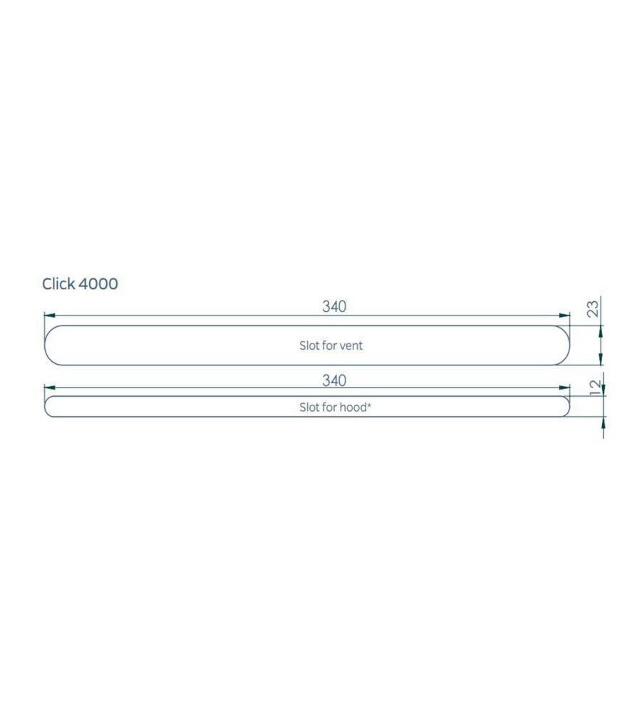 Sealco Click-Vent 4000 White Slotvent - Image 3