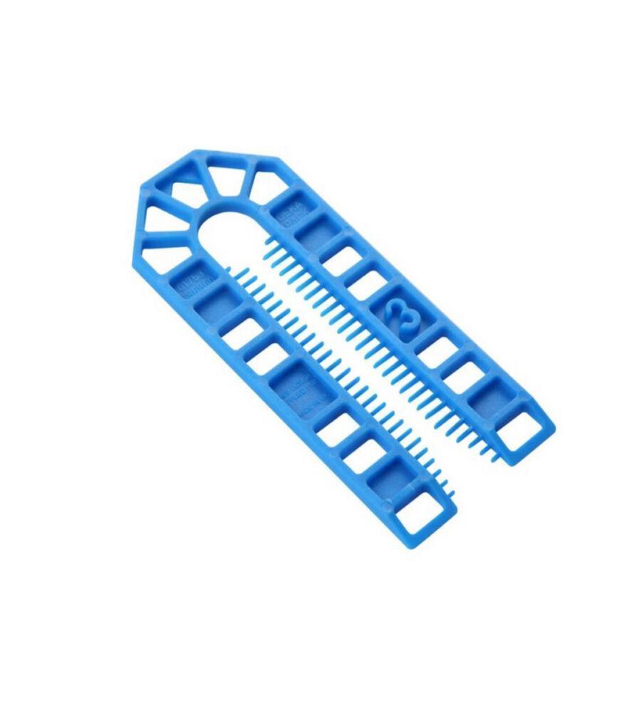 Horseshoe / U Shim Packers 101 x 43 x 3mm BLUE (Box/500)