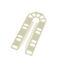 Horseshoe / U Shim Packers 101 x 43 x 1.5mm WHITE (Box/500)
