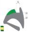 553601 Tear Off Wedge Green 50mtr gasket
