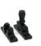 From The Anvil Black Prestbury Brighton Fastener - Narrow (Square)