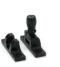 From The Anvil Black Mushroom Brighton Fastener - Narrow (Square)