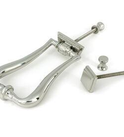 From The Anvil Polished Marine SS (316) Slimline Art Deco Door Knocker - Image 3