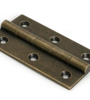 From The Anvil Burnished Brass 2.5″ Butt Hinge (pair)