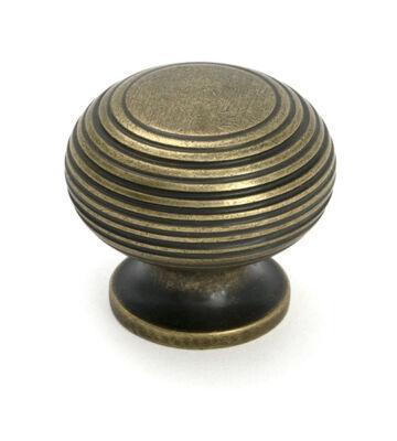 From The Anvil Burnished Brass Beehive Cabinet Knob 40mm
