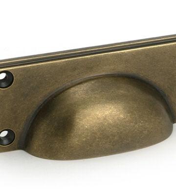 From The Anvil Burnished Brass Art Deco Drawer Pull