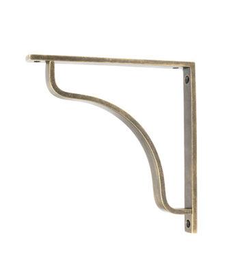 From The Anvil Burnished Brass Abingdon Shelf Bracket (200mm x 200mm)