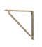 From The Anvil Burnished Brass Barton Shelf Bracket (200mm x 200mm)