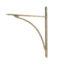 From The Anvil Burnished Brass Apperley Shelf Bracket (314mm x 250mm)
