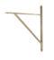 From The Anvil Burnished Brass Chalfont Shelf Bracket (314mm x 250mm)
