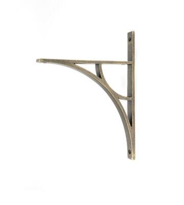 From The Anvil Burnished Brass Tyne Shelf Bracket (260mm x 200mm)