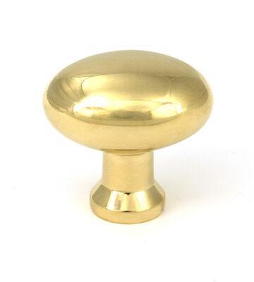 From The Anvil Polished Brass Moore Cabinet Knob – 38mm
