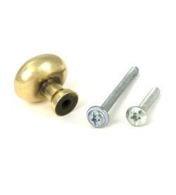 From The Anvil Aged Brass Moore Cabinet Knob - 25mm - Image 5