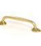 From The Anvil Polished Brass Moore Pull Handle - Small