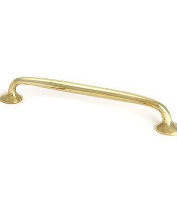 From The Anvil Polished Brass Moore Pull Handle – Medium