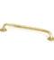 From The Anvil Polished Brass Moore Pull Handle - Medium
