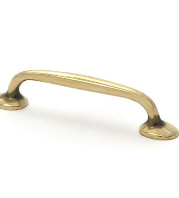 From The Anvil Aged Brass Moore Pull Handle – Small