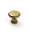 From The Anvil Aged Brass Hammered Cabinet Knob - Small