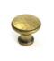 From The Anvil Aged Brass Hammered Cabinet Knob - Medium