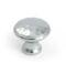 From The Anvil Polished Chrome Hammered Cabinet Knob - Medium