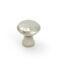 From The Anvil Polished Nickel Hammered Cabinet Knob - Small