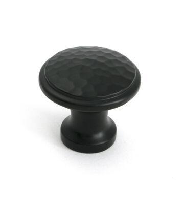 From The Anvil Aged Bronze Hammered Cabinet Knob – Medium