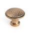 From The Anvil Polished Bronze Hammered Cabinet Knob - Large