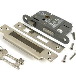From The Anvil Polished Nickel 2½" 5 Lever BS Sash Lock - Image 3