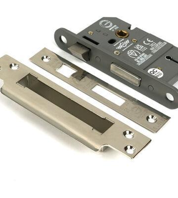 From The Anvil Polished Nickel 2½” 5 Lever BS Sash Lock