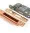 From The Anvil Polished Bronze 2½" 5 Lever BS Sash Lock