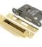 From The Anvil Polished Brass 3" 5 Lever BS Sash Lock