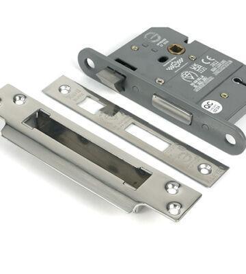 From The Anvil Polished Chrome 3″ 5 Lever BS Sash Lock