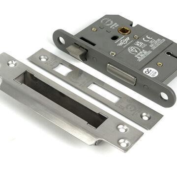 From The Anvil Satin Chrome 3″ 5 Lever BS Sash Lock