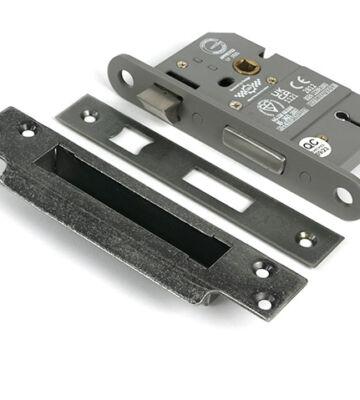 From The Anvil Pewter 2½” 5 Lever BS Sash Lock KA