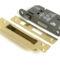 From The Anvil Polished Brass 2½" 5 Lever BS Sash Lock KA