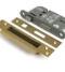 From The Anvil Satin Brass 2½" 5 Lever BS Sash Lock KA
