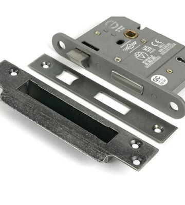 From The Anvil Pewter 3″ 5 Lever BS Sash Lock KA